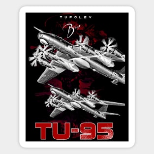 Tupolev TU-95 Heavy Russian Bomber Aircraft Magnet